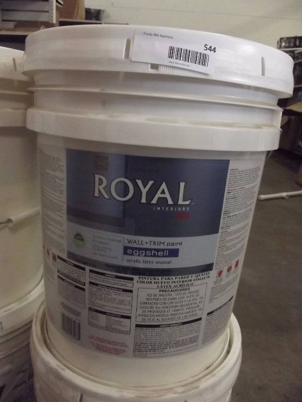 lot 544 image: ACE ROYAL INTERIORS WALL & TRIM paint