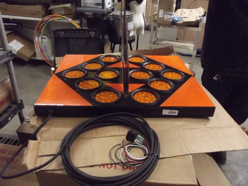 lot 858 image: Electric Safety LED Light Board