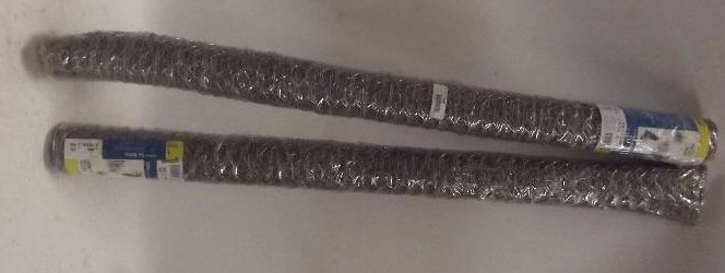 lot 859 image: NEWLot of 2 Galvanized Hex Netting