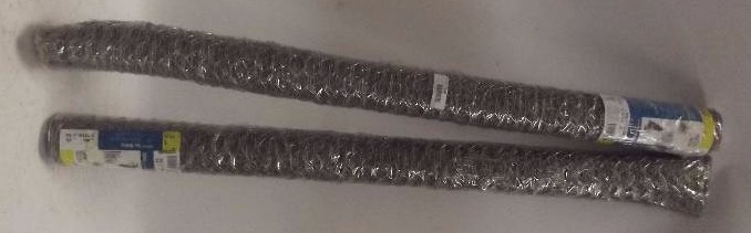 lot 859B image: NEWLot of 2 Galvanized Hex Netting