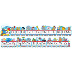 lot 3345 image: Alphabet Train Bulletin Board Set