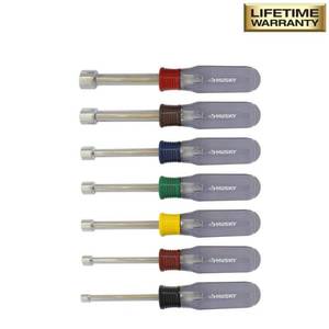 lot 3380 image: Husky SAE Nut Driver Set (7-Piece)
