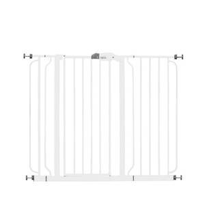 lot 2483 image: Regalo 38-Inch Extra Tall and 49-Inch Wide Walk Thru Baby Gate, Includes 4-Inch and 12-inch Extension Kit, 4 Pack of Pressure Mount Kit and 4 Pack of Wall Mount Kit