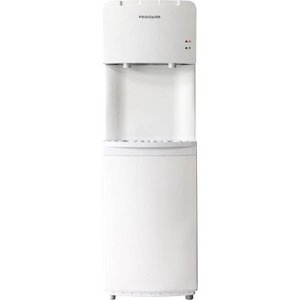 lot 2489 image: Frigidaire - HotCold Water Dispenser - Silver - Retail $149.99