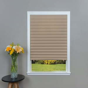 lot 2490 image: Original Light Filtering Pleated Paper Shade Cafe, 36 x 72, 6-Pack
