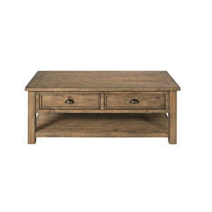 lot 5843 image: Martin Svensson Home Monterey Solid Wood Coffee Table Reclaimed Natural - Retail $432.99