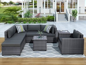 lot 2463 image: Rattan Sofa Set (Incomplete- 34 Boxes Only)