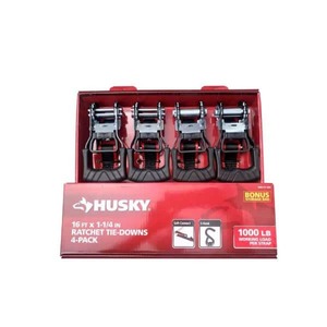 lot 2467 image: Husky 16 ft Ratchet Straps Missing 3 straps