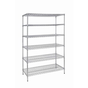 lot 3361 image: HDX Commercial 48Wx24Lx72H Inch 6 Shelf Storage Unit