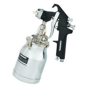 lot 3369 image: Husky Siphon Feed Spray Gun Air Tool Paint Sprayer Precision Stainless Steel Needle H4930SSG