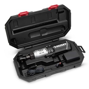 lot 3371 image: Husky 38 in. 12-Volt Battery Cordless Ratchet Driver Powered Torque Repair Tool