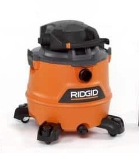 lot 3381 image: RIDGID NXT 60L (16 Gal.) 6.5 Peak HP WetDry Shop Vacuum with Cart, Fine Dust Filter, Hose and Accessories