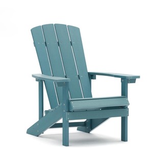 lot 3385 image: Classic Outdoor Adirondack Chair, Light Blue- Retail$216.00