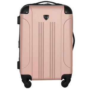 lot 2443 image: Travelers Club 20 in Rolling Carry On Luggage PINK