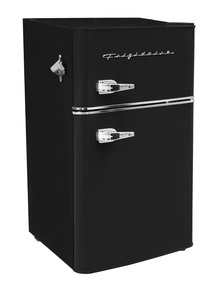 lot 3413 image: Frigidaire - Retro 3.2 Cu. Ft. Mini Fridge with Top Freezer - Black