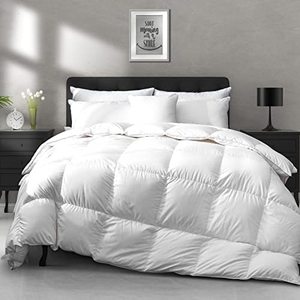 lot 3442 image: 90x90 Feather Down Comforter Queen