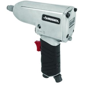 lot 1848 image: Husky Impact Wrench .5 Inch 300 ft. - lbs. Torque Single Hammer Nonslip Grip