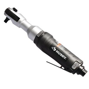 lot 1850 image: Husky 80 Foot per Pound Max Torque 38 Inch Reaction-less Ratchet with Rubberized Grip and Ball Type Socket (New Open Box)