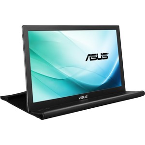 lot 1853 image: ASUS - 15.6 IPS LED HD Monitor - SilverBlack