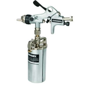 lot 2690 image: Husky Siphon Feed Detail Spray Gun Paint Air Sprayer Toll General Purpose Painting