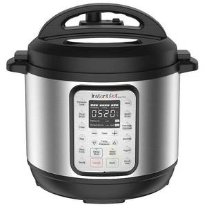 lot 3527 image: Instant Pot - 6 Quart Duo Plus 9-in-1 Electric Pressure Cooker - Silver - Silver, 13 x 1