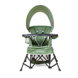 lot 3529 image: Amazon Baby Delight Go with Me Venture Deluxe Portable Chair Moss Bud, Green, 28 x 19
