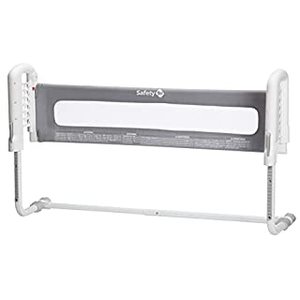 lot 3677 image: Safety 1st Top of Mattress Bed Rail, Grey (B099SBDLHG), 22 L