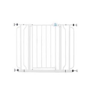 lot 3690 image: Regalo Wall Safe Extra Wide Walk Through Safety Gate, White, 29-41.5 W x 30 H