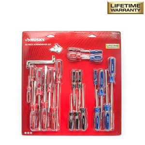 lot 3713 image: Husky Variety Screwdriver Set (25-Piece)