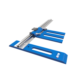 lot 2614 image: Kreg KMA2685 Rip-Cut Circular Saw Guide, Blue And Silver, 30 x 15