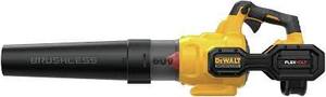 lot 2619 image: DEWALT 60V MAX FLEXVOLT Lithium-Ion Cordless Brushless Handheld Axial Blower Kit Tool Only, Yellow, With Charger, No Battery, 22