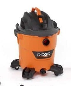lot 3733 image: RIDGID 12 Gal 5.0-Peak HP NXT WetDry Shop Vacuum wFilter, Hose & Accessories Orange, 25 x 20