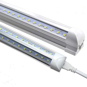 lot 3679 image: 6 LED Shop Lights, Grey, 90 L