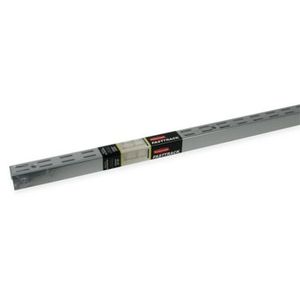 lot 3696 image: Rubbermaid FastTrack Rail Upright 47.5 L, 3 Pack, Grey
