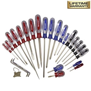 lot 3703 image: Husky 25 Piece Acetate Screwdriver Set, Missing Only One Piece