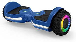 lot 10332 image: Teal Jetson Flash Self Balancing Hoverboard with Built in Bluetooth Speaker  Includes All Terrain Tires, Reach Speeds up to 10 MPH  Range of Up to 12 Miles, Ages 13