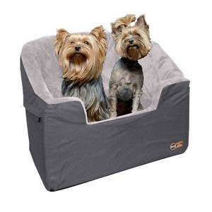 lot 10339 image: K&H Pet Products Bucket Car Booster Seat Gray Large