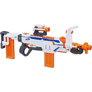 lot 10365 image: Nerf Modulus Regulator SwitchFire Technology Blaster Ages 8 and up