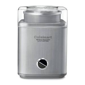 lot 10376 image: Cuisinart - Pure Indulgence 2-Quart Ice Cream and Sorbet Maker - Brushed Metal