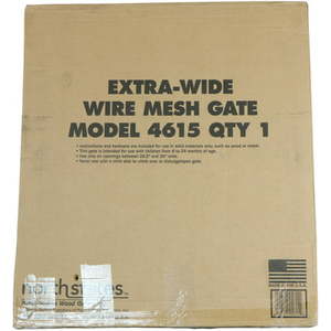 lot 10390 image: North States NS4615 Wide Wire Mesh Gate