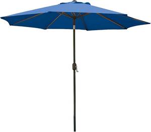 lot 20996 image: Ezone 9 FT Patio Umbrella, Outdoor Umbrellas with Adjustable Crank, Tilt Function Fade Resistant, Waterproof Patio Table Umbrella