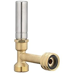lot 30309 image: HOMEWERKS 34 in. FHT x 34 in. MHT Lead Free Stainless Steel Water Hammer Arrestor
