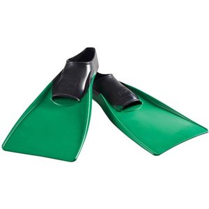 lot 168 image: FINIS Long Floating Fin in BlackGrass Green, Size XXXL