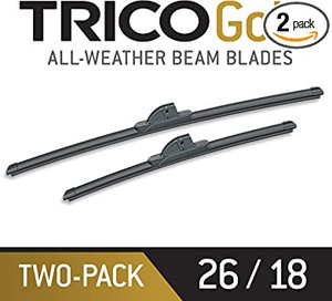 lot 218 image: TRICO Gold� 26 & 18 Inch Pack of 2 Automotive Replacement Windshield Wiper Blades for My Car (18-2618), Easy DIY Install & Superior Road Visibility