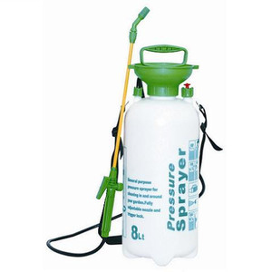 lot 253 image: CLICIC Lawn and Garden Portable Sprayer - 2 Gallon - Pump Pressure Sprayer Includes Shoulder Strap