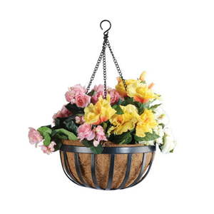 lot 340 image: Solstice Round Hanging Basket