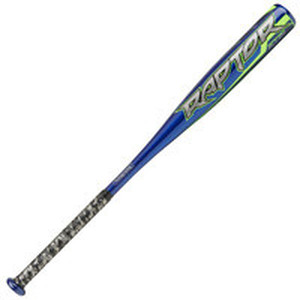 lot 2605 image: Rawlings Raptor USA Baseball Bat  -10  1 Pc. Aluminum  Dark Green  29 inch