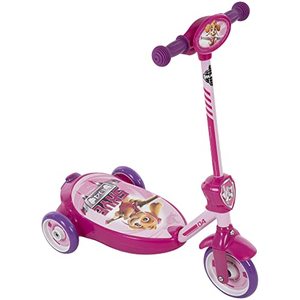 lot 2623 image: Huffy Paw Patrol Skye 6V Bubble Scooter Ride On Toy for Kids, Pink