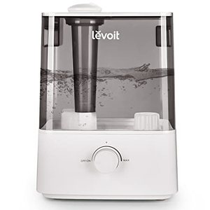 lot 2626 image: LEVOIT Cool Mist Humidifiers for Bedroom Large Room(6L), Lasts 60 Hours, Top Fill Design, 505 sq ft Coverage for Home, Plants & Whole House, Whisper Quiet, Easy to Use and Clean, Auto Shut off, Grey
