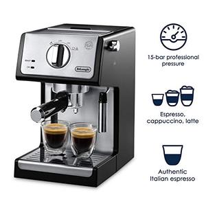 lot 2762 image: DeLonghi ECP3420 Bar Pump Espresso and Cappuccino Machine, 15, Black
